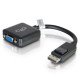 C2G 20cm DisplayPort M / VGA F 0,2 m VGA (D-Sub) Noir