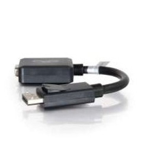 C2G 20cm DisplayPort M / VGA F 0,2 m VGA (D-Sub) Noir