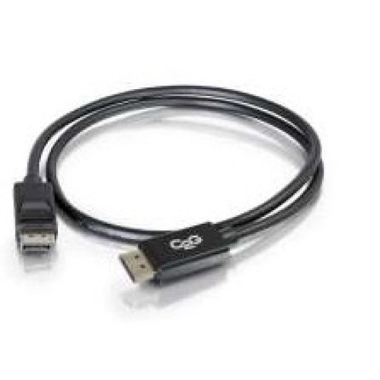 C2G 7m DisplayPort Cable with Latches 4K - 8K UHD M/M - Black Noir