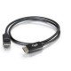 C2G 7m DisplayPort Cable with Latches 4K - 8K UHD M/M - Black Noir