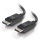 C2G 7m DisplayPort Cable with Latches 4K - 8K UHD M/M - Black Noir
