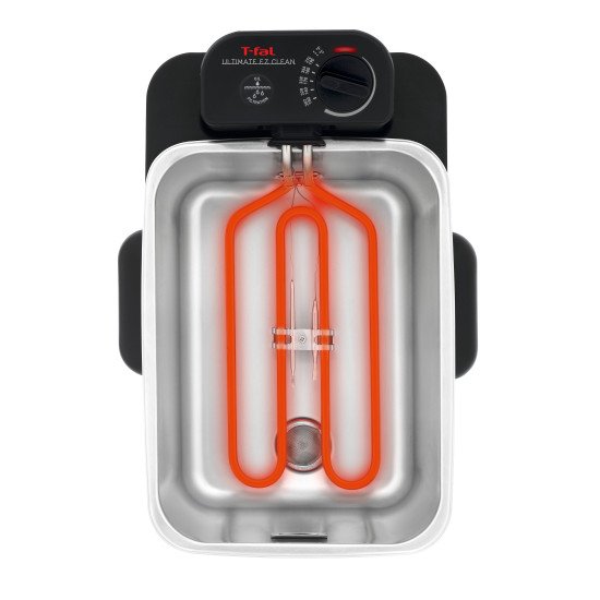 Tefal Oleoclean Pro Inox & Design FR8040 Unique 3,5 L 2300 W Noir, Acier inoxydable Tefal Oleoclean Pro Inox & Design FR8040 Unique 3,5 L 2300 W Noir, Acier inoxydable