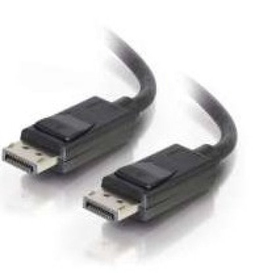 C2G 1m DisplayPort Cable with Latches 4K - 8K UHD M/M - Black Noir