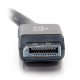 C2G 1m DisplayPort Cable with Latches 4K - 8K UHD M/M - Black Noir