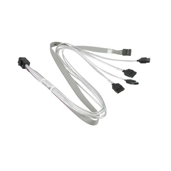 Supermicro CBL-SAST-0616 adaptateur et connecteur de câbles MiniSAS HD (SFF-8643) SATA Gris Supermicro CBL-SAST-0616 adaptateur et connecteur de câbles MiniSAS HD (SFF-8643) SATA Gris