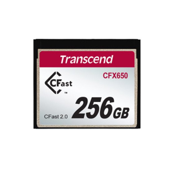 Transcend CFX650 mémoire flash 256 Go CFast 2.0 MLC