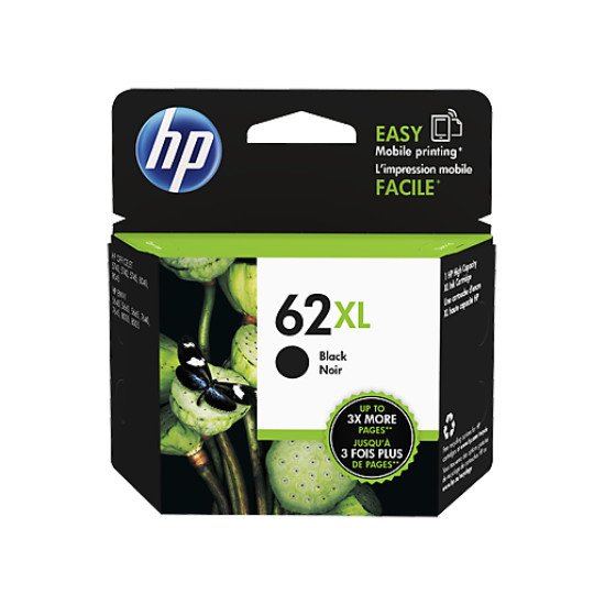 HP 62XL Black Ink Cartridge / C2P05AE#UUS Cartouche encre / Noir