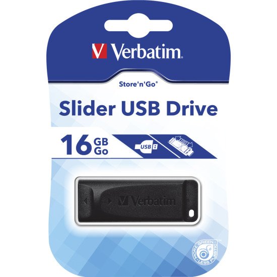 Verbatim Store 'n' Go Slider USB 16 Go