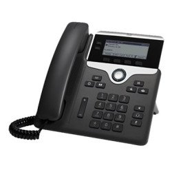 Cisco 7821, Refurbished téléphone fixe Noir 2 lignes