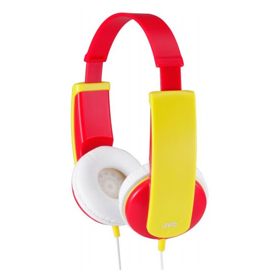 JVC HA-KD5 Écouteurs Avec fil Arceau Musique Rouge, Jaune