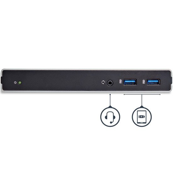 StarTech.com Station d'accueil USB 3.0 double affichage DVI pour PC portable