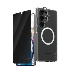 PanzerGlass ® | CARE by ® Flagship 3-in-1 Privacy Bundle Samsung Galaxy S25 Ultra Protection d'écran transparent 1 pièce(s)