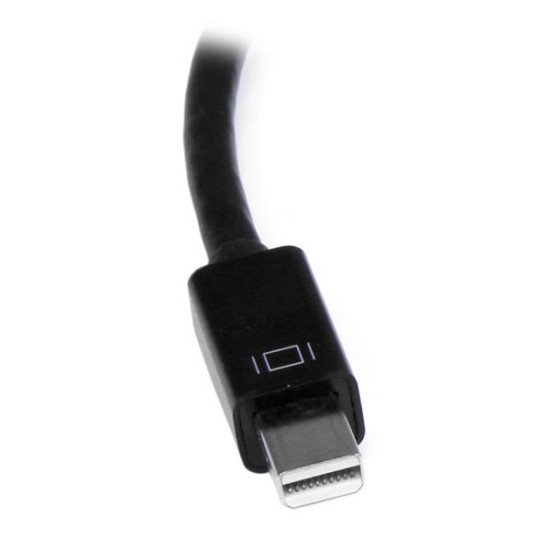 StarTech.com Adaptateur actif Mini DisplayPort 1.2 vers HDMI 4K pour Utrabook / PC portable compatible Mini DP - M/F - Noir