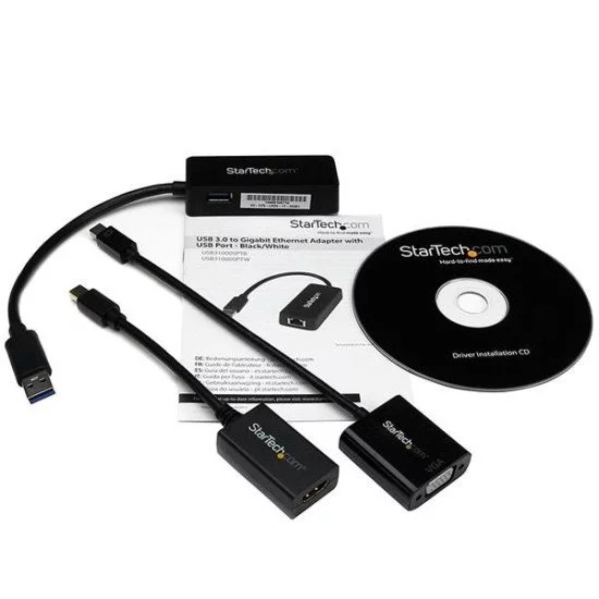 StarTech.com Kit d'adaptateurs 3-en-1 pour Microsoft Surface Pro 4 / Pro 3 / Surface 3 StarTech.com Kit d'adaptateurs 3-en-1 pour Microsoft Surface Pro 4 / Pro 3 / Surface 3