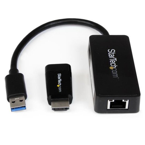 StarTech.com Kit adaptateur VGA et Gigabit Ethernet pour Samsung Chromebook 2 et Série 3 - HDMI vers VGA, USB 3.0 vers GbE