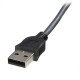 StarTech.com Câble KVM ultrafin 2 en 1 USB VGA -1,8 m