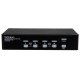 StarTech.com Commutateur KVM 4 Ports DVI USB, Montage en Rack et Audio - Switch KVM - 2560x1600