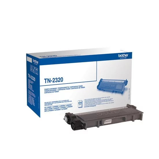 Brother TN-2320 toner Original Noir 1 pièce(s) Brother TN-2320 toner Original Noir 1 pièce(s)