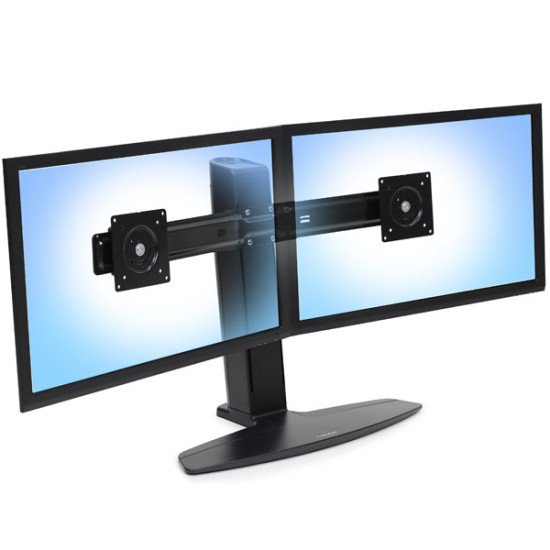 Ergotron Neo Flex Dual Monitor support bureau