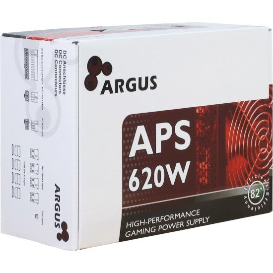 Inter-Tech Argus APS Alimentation 620 W 20+4 pin ATX ATX Noir