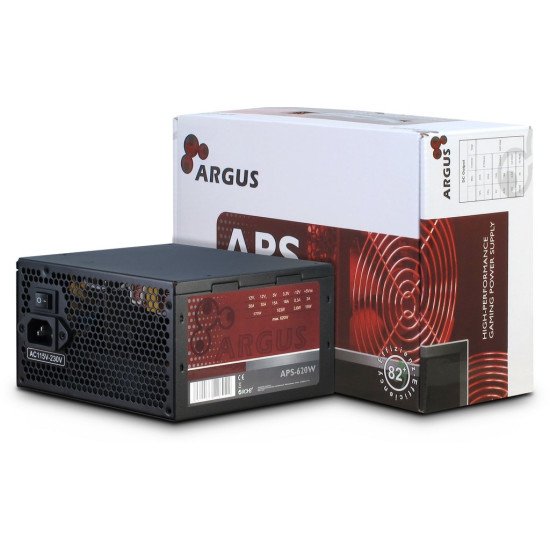 Inter-Tech Argus APS Alimentation 620 W 20+4 pin ATX ATX Noir