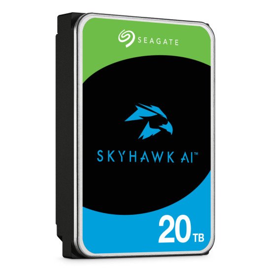 Seagate SkyHawk AI ST20000VE004 disque dur 20 To 7200 tr/min 512 Mo 3.5" Série ATA III