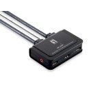 LevelOne KVM-0290 commutateur écran, clavier et souris Noir, Gris LevelOne KVM-0290 commutateur écran, clavier et souris Noir, Gris