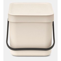 Brabantia Sort & Go 6 L Rectangulaire Plastique recyclé Beige