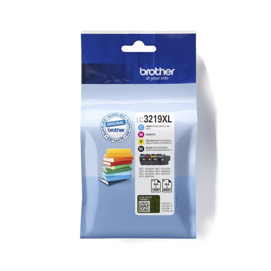 Brother Pack de cartouches d'encre LC3219XLVALBP originales Brother Pack de cartouches d'encre LC3219XLVALBP originales