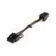 StarTech.com Câble adaptateur d'alimentation PCI Express à 6 broches vers 8 broches de 15 cm - F/M StarTech.com Câble adaptateur d'alimentation PCI Express à 6 broches vers 8 broches de 15 cm - F/M