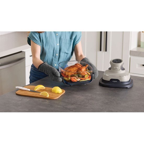 Ninja CRISPi Unique 3,8 L 1700 W Friteuse d'air chaud Gris, Couleur de la pierre, Transparent Ninja CRISPi Unique 3,8 L 1700 W Friteuse d'air chaud Gris, Couleur de la pierre, Transparent