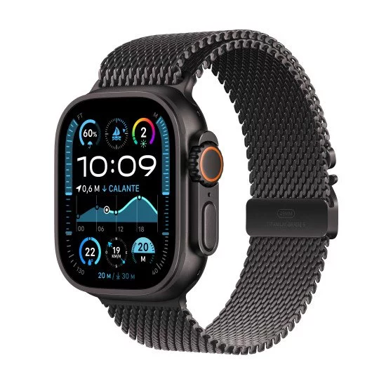 Apple Watch Ultra 2 OLED 49 mm Numérique 410 x 502 pixels Écran tactile 4G Noir GPS (satellite) Apple Watch Ultra 2 OLED 49 mm Numérique 410 x 502 pixels Écran tactile 4G Noir GPS (satellite)
