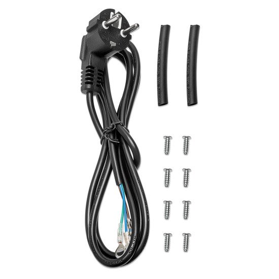 Intellinet Unité de ventilation à 2 ventilateurs pour armoires murales 19", montage en toiture, câble d'alimentation 1,8 m avec prise EU CEE 7/7, format 120 × 120 mm, kit de mise à la terre inclus, noire, garantie à vie