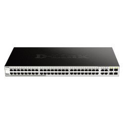 D-Link DGS-1210-52 Géré L2 Gigabit Ethernet (10/100/1000) 1U Noir