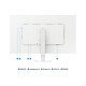Samsung S70D écran PC 81,3 cm (32") 3840 x 2160 pixels 4K Ultra HD LCD Blanc