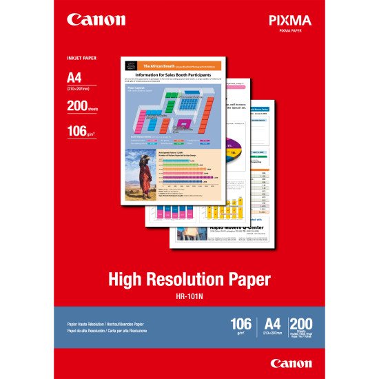 Canon Papier haute résolution A4 HR-101N - 200 feuilles