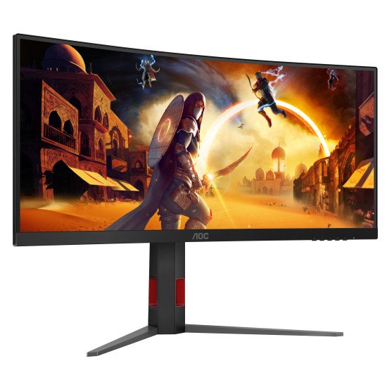 AOC G4 CU34G4Z écran PC 86,4 cm (34") 3440 x 1440 pixels Wide Quad HD LED Noir, Rouge AOC G4 CU34G4Z écran PC 86,4 cm (34") 3440 x 1440 pixels Wide Quad HD LED Noir, Rouge