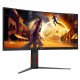 AOC G4 CU34G4Z écran PC 86,4 cm (34") 3440 x 1440 pixels Wide Quad HD LED Noir, Rouge AOC G4 CU34G4Z écran PC 86,4 cm (34") 3440 x 1440 pixels Wide Quad HD LED Noir, Rouge
