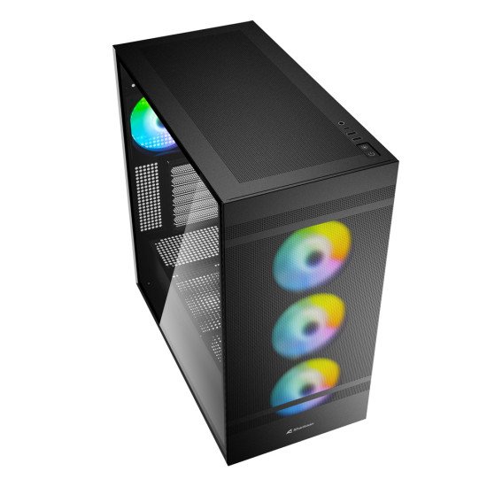 Sharkoon REBEL C50 RGB ATX Full Tower Noir