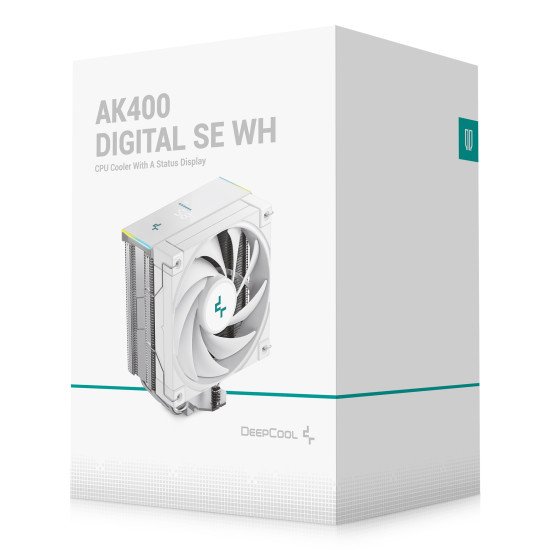 DeepCool AK400 Digital SE WH Processeur Refroidisseur d'air 12 cm Blanc 1 pièce(s)