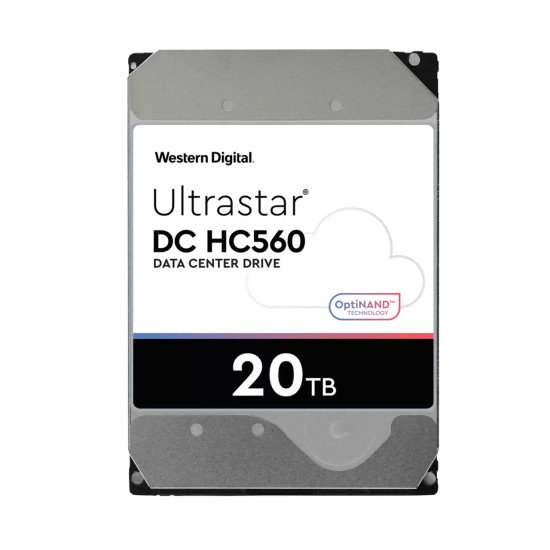 Western Digital Ultrastar DC HC560 disque dur 20 To 7200 tr/min 512 Mo 3.5" SAS / Serial ATA II