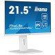 iiyama ProLite XUB2292HSU-W6 écran PC 54,6 cm (21.5") 1920 x 1080 pixels Full HD LED Blanc