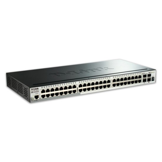 D-Link DGS-1510-52X commutateur réseau Géré L3 Gigabit Ethernet (10/100/1000) 1U Noir