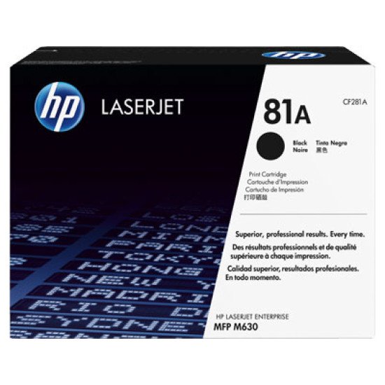 HP 81A / CF281A Toner Noir