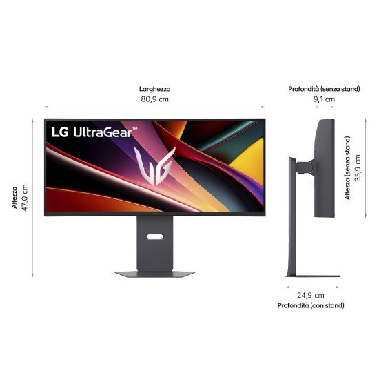LG 34G600A-B écran PC 86,4 cm (34") 3440 x 1440 pixels Wide Quad HD LCD Noir