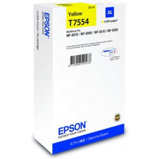 Epson T7554 Cartouche encre Pigment jaune