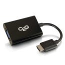 C2G 41351 câble vidéo et adaptateur 0,2032 m HDMI VGA (D-Sub) Noir