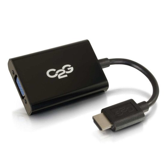 C2G 41351 câble vidéo et adaptateur 0,2032 m HDMI VGA (D-Sub) Noir C2G 41351 câble vidéo et adaptateur 0,2032 m HDMI VGA (D-Sub) Noir
