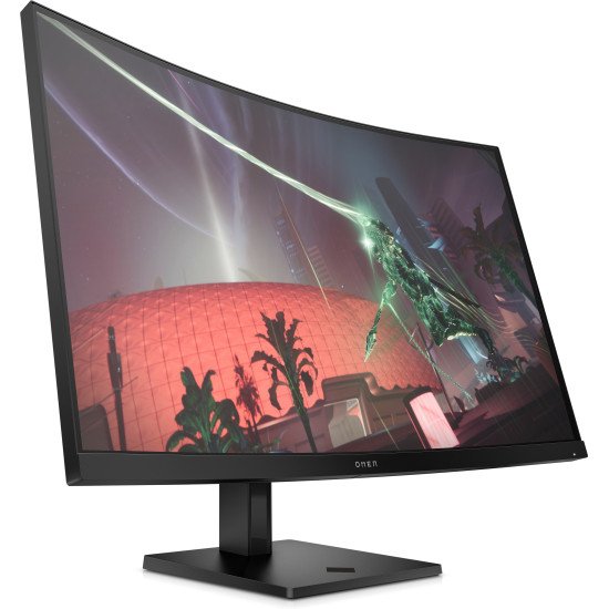 HP OMEN by HP OMEN by 31.5 inch QHD 165Hz Curved Gaming Monitor - OMEN 32c écran PC 80 cm (31.5") 2560 x 1440 pixels Quad HD Noir