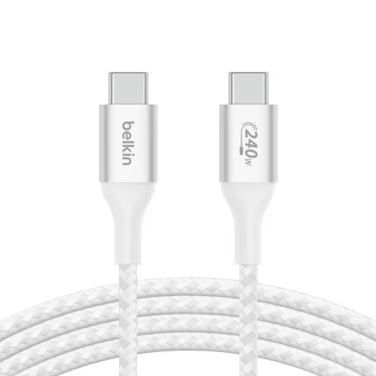 Belkin CAB015bt2MWH câble USB 2 m USB 2.0 USB C Blanc Belkin CAB015bt2MWH câble USB 2 m USB 2.0 USB C Blanc